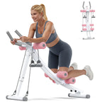 Woman training on the Merach Dual-Track Ab Machine