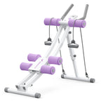 Merach Dual-Track Ab Machine in purple